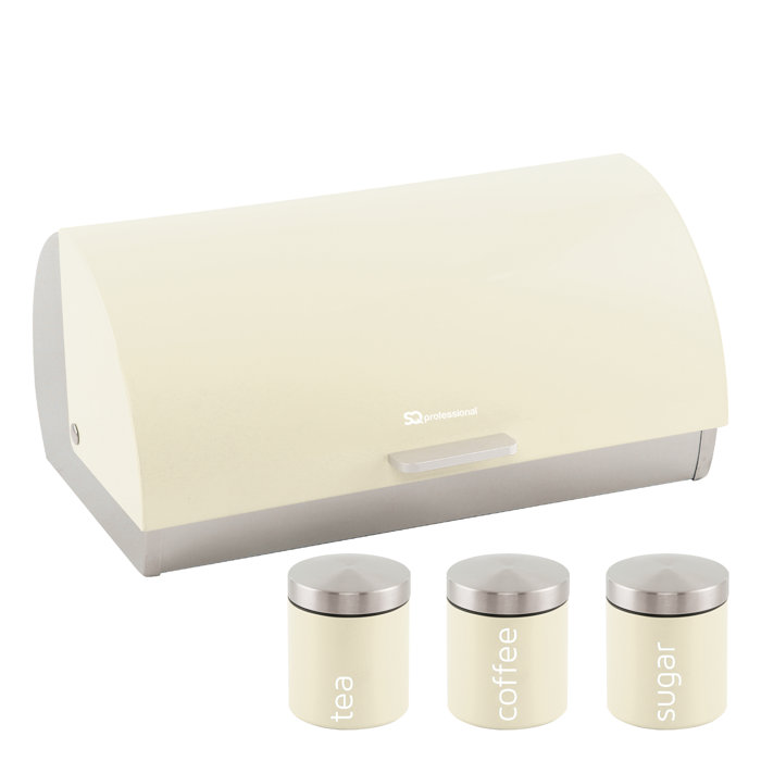SQProfessionalLtd SQ Professional Dainty Roll Top Bread Bin and
